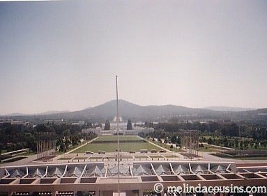 The view from Parliament House