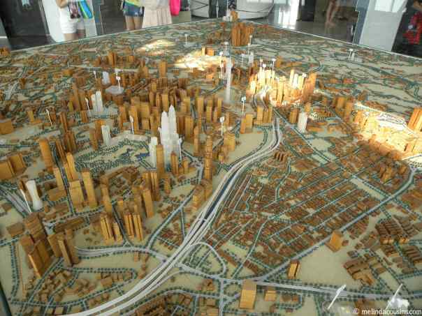 Scale model of the city